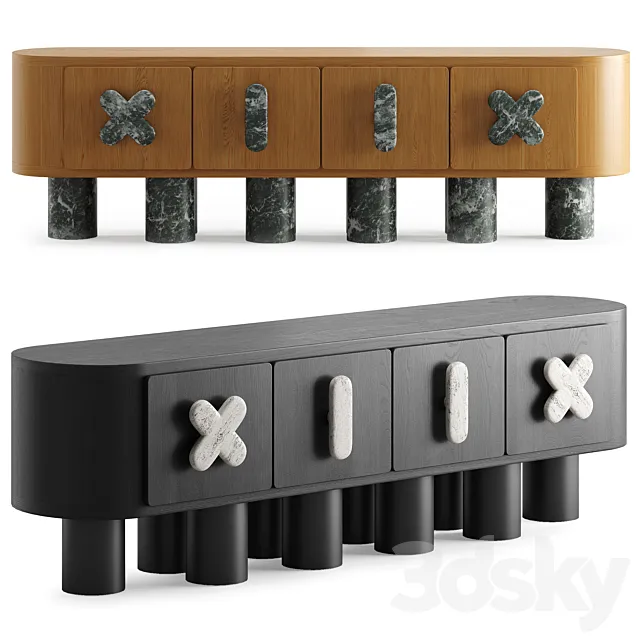 Diplopoda Sideboard By Appartement 2 3DModel Diplopoda Sideboard By Appartement 2 3DModel