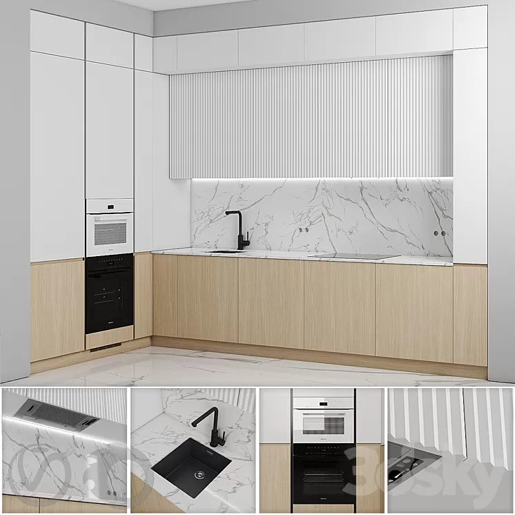 Direct Kitchen Rindr 3D Model Direct Kitchen Rindr 3D Model