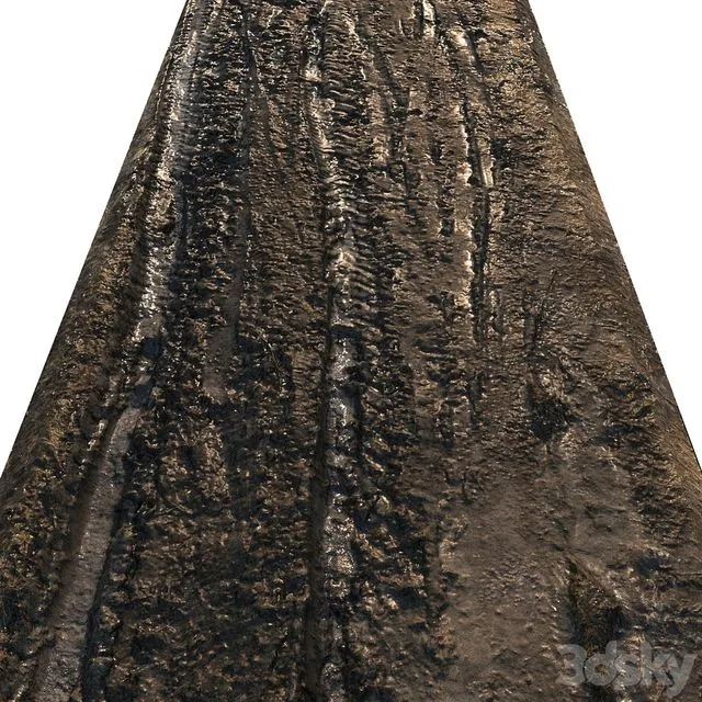 Dirt road material 05 3D Model Dirt road material 05 3D Model