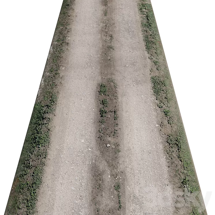 Dirt road_1 3D Model Dirt road_1 3D Model