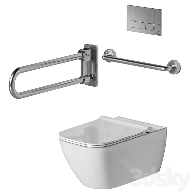 Disabled person SU WC 3D Model Free Download Disabled person SU WC 3D Model Free Download