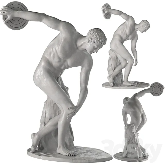 Discobolus of Myron 3D Model