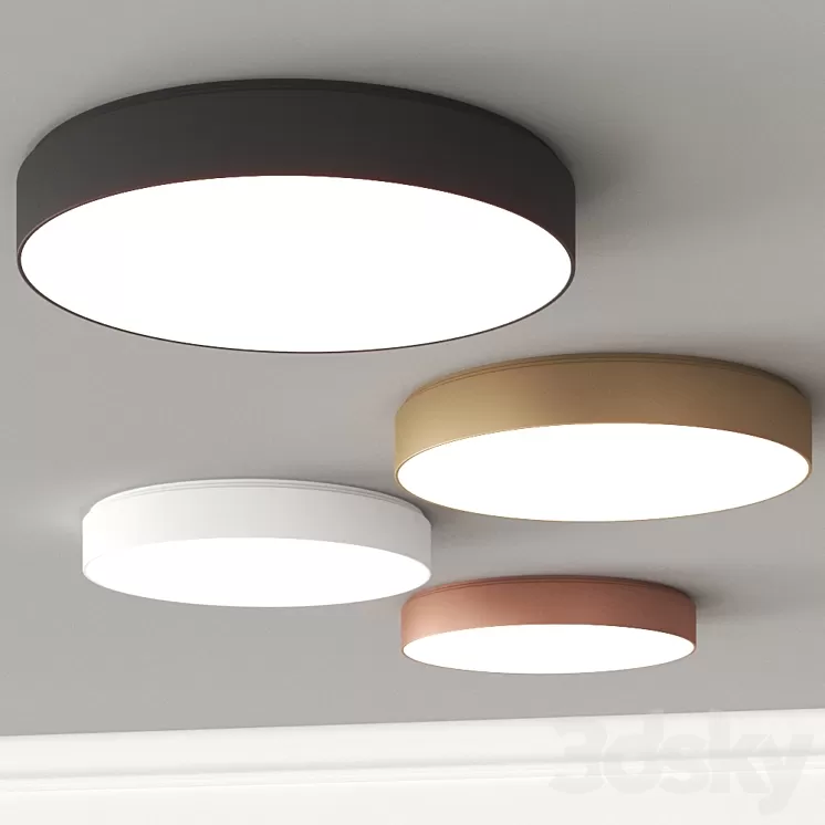 Discus up / Down by Petridis Sa Ceiling Lamp 3D Model