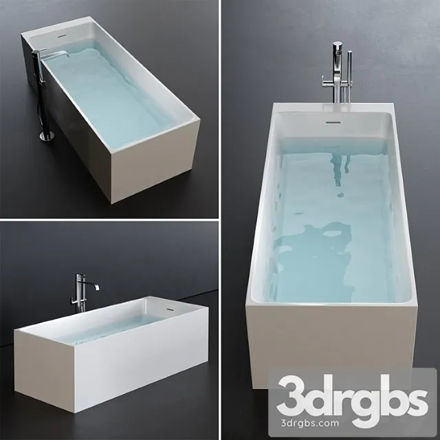 Disenia Square Bathtub 3D Model Download