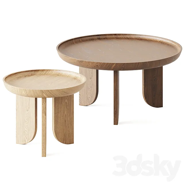 Dish Coffee Table by Grain 3DModel