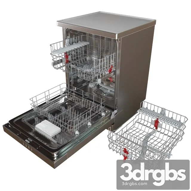 Dishwasher Hotpoint Ariston 3D Model Download
