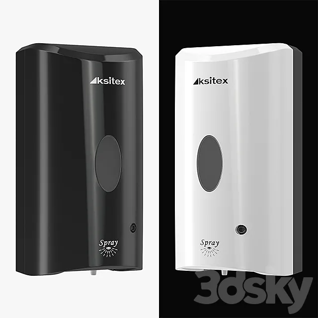 Dispenser for disinfection Ksitex ADD-7960B _ W 3D Model