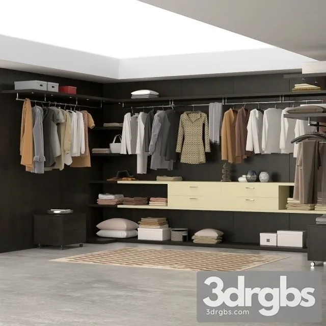 Display Wardrobe 3D Model Download