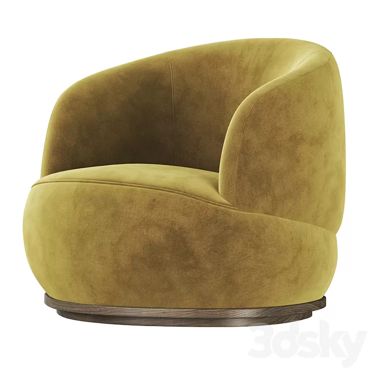 District Eight ORBIT ARMCHAIR 3D Model Free Download