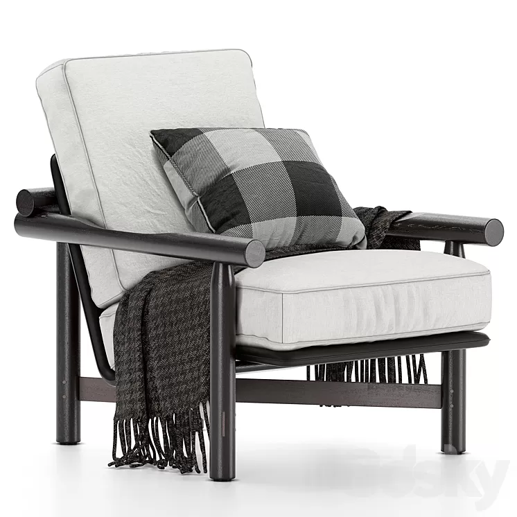District eight still armchair 3D Model District eight still armchair 3D Model