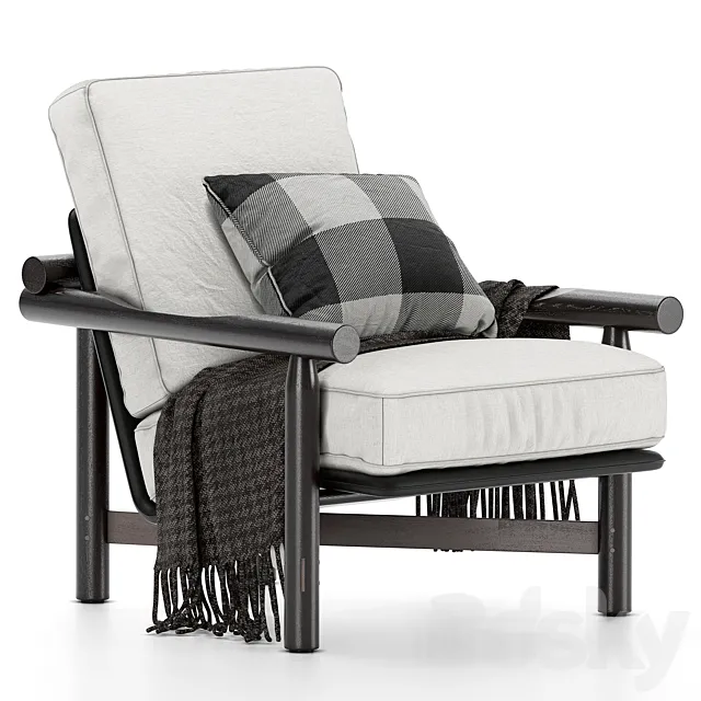 District eight still armchair 3D Model