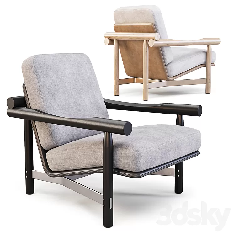 District Eight: Stilt – ArmChair 3D Model District Eight: Stilt – ArmChair 3D Model