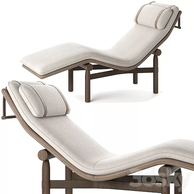 District Eight Stilt Chaise Lounge 3D Model Free Download