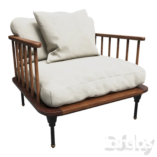 Distrikt single seat sofa 3D Model Download Distrikt single seat sofa 3D Model Download