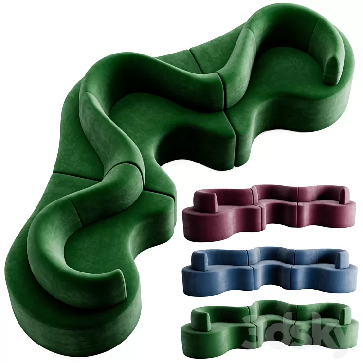 Distro Sofa 02 3D Model