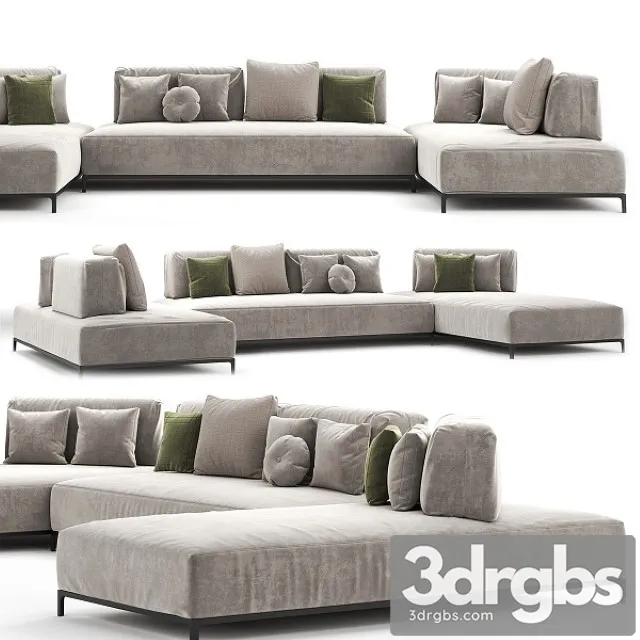Diter Italia Sanders AIR Sofa 3D Model Download Diter Italia Sanders AIR Sofa 3D Model Download
