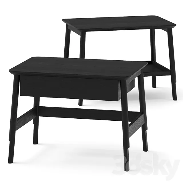 Ditre Italia Aany Nightstand Bedside Table 3D Model Ditre Italia Aany Nightstand Bedside Table 3D Model
