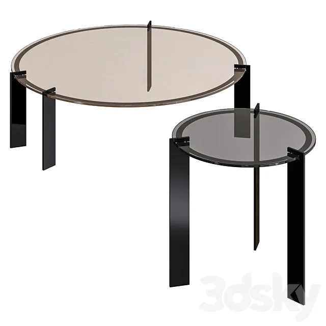 Ditre Italia Aulos Coffee Tables 3D Model