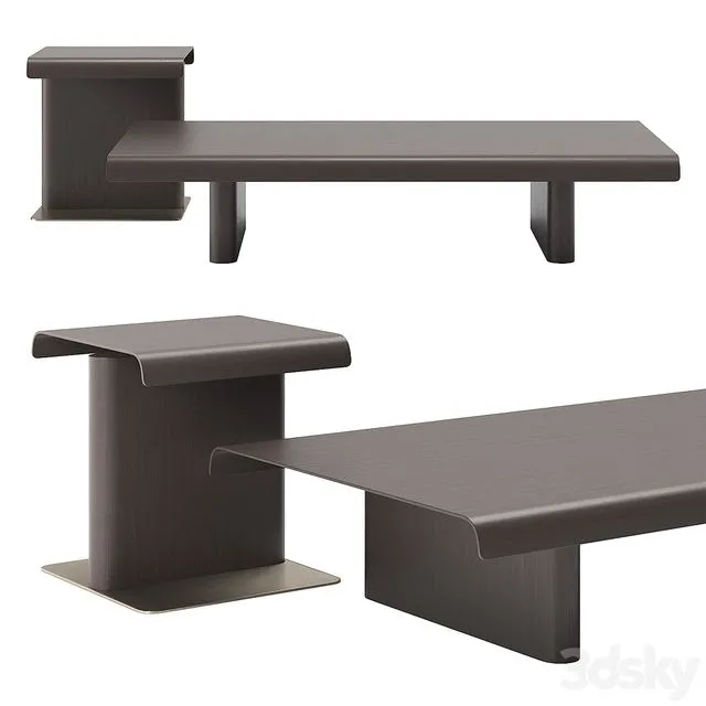 Ditre Italia Avalon Tables 3D Model Ditre Italia Avalon Tables 3D Model