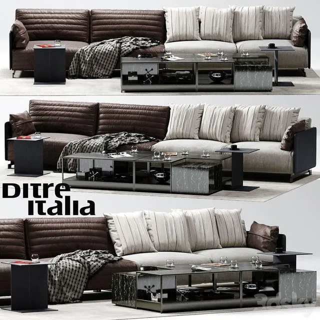 Ditre Italia BAG Sofa 3D Model Ditre Italia BAG Sofa 3D Model