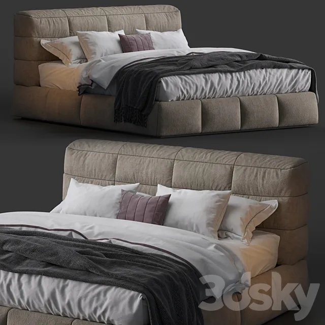 Ditre Italia Bed DUNN 3DModel Ditre Italia Bed DUNN 3DModel