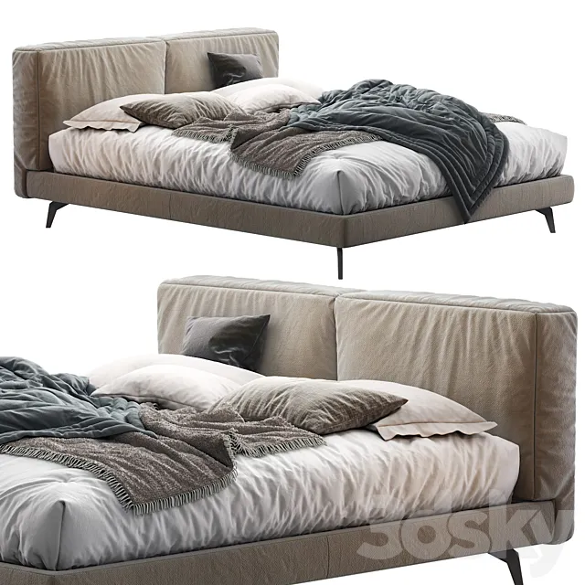 Ditre Italia Bed SOUND 3DModel Ditre Italia Bed SOUND 3DModel