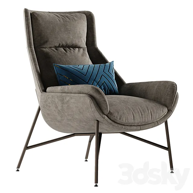 Ditre italia beetle armchair 3D Model