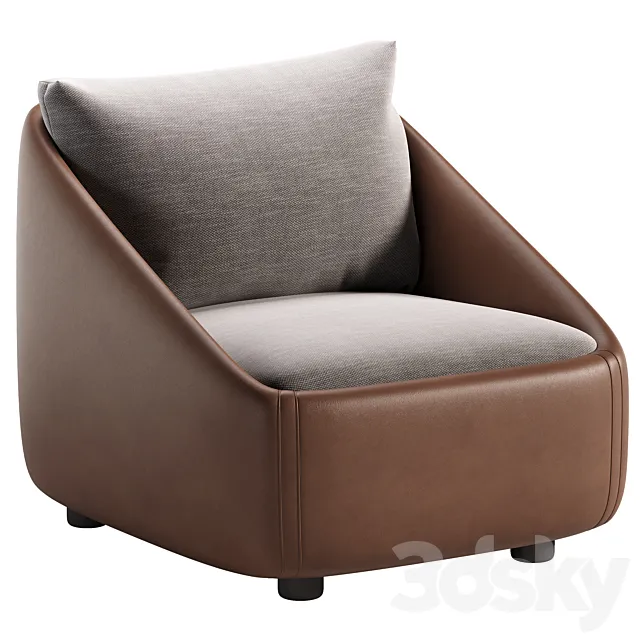 Ditre Italia BEND Armchair 3D Model