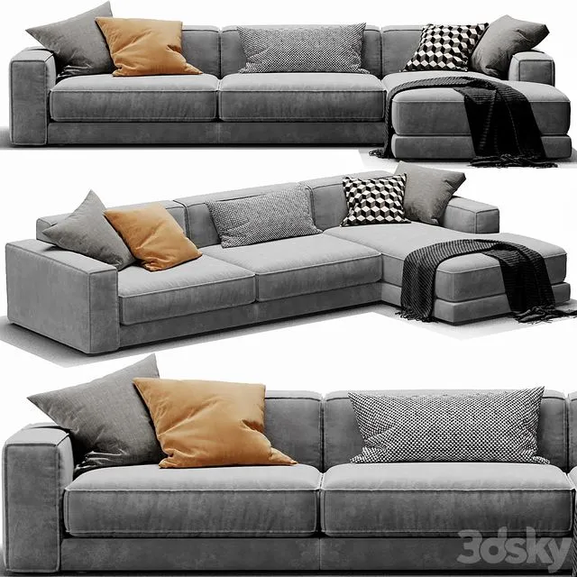 DItre Italia Buble Chaise Lounge 3D Model DItre Italia Buble Chaise Lounge 3D Model