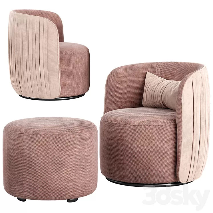 Ditre italia Chloe Luxury armchair 3D Model Free Download Ditre italia Chloe Luxury armchair 3D Model Free Download