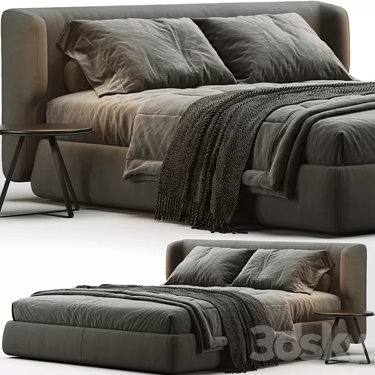 Ditre italia claire bed 3D Model Ditre italia claire bed 3D Model