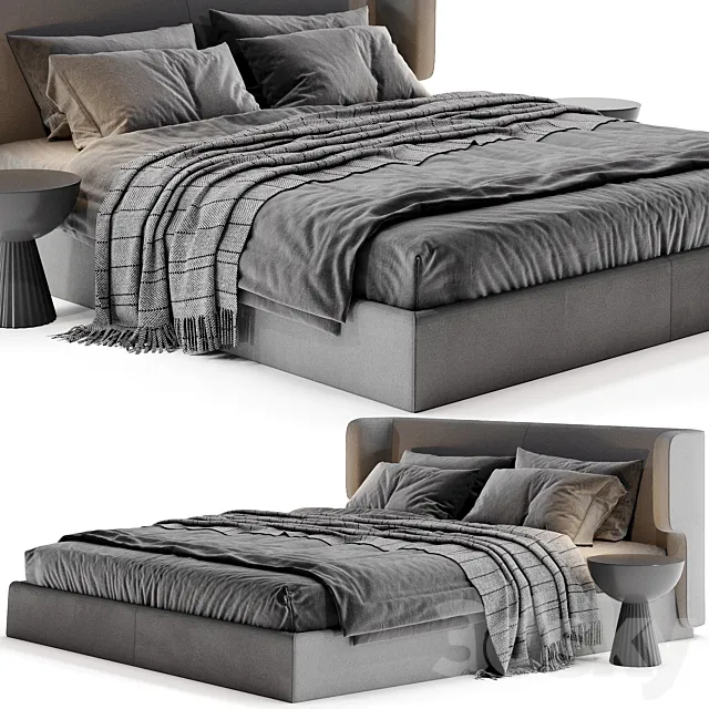 Ditre Italia Claire Bed 3DModel Ditre Italia Claire Bed 3DModel