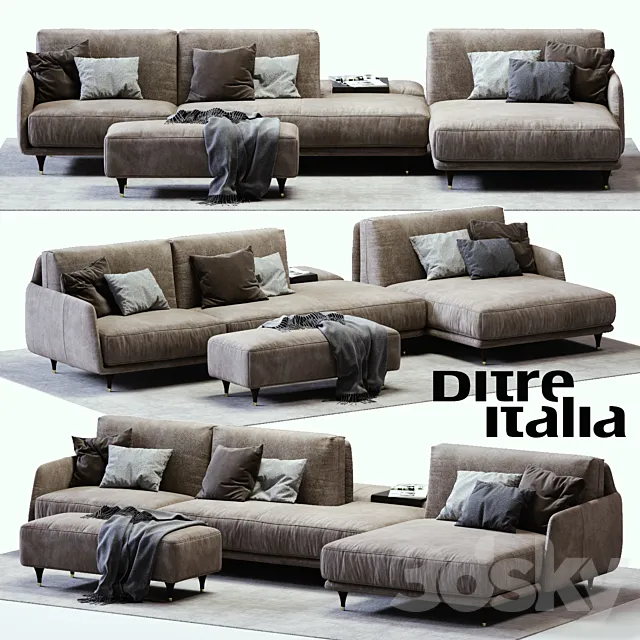 Ditre Italia ELLIOT Sofa 3DModel Ditre Italia ELLIOT Sofa 3DModel
