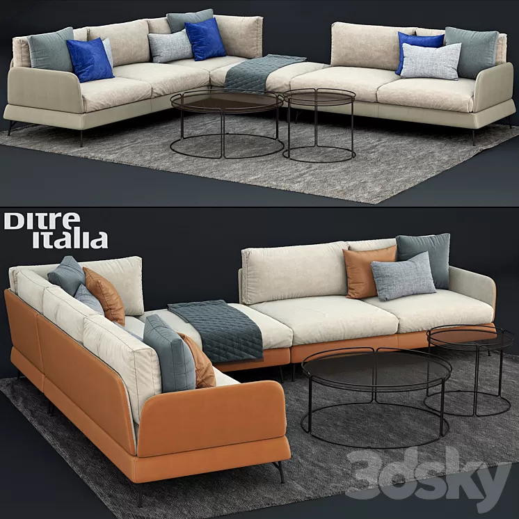Ditre Italia JASPER Canapé 3D Model