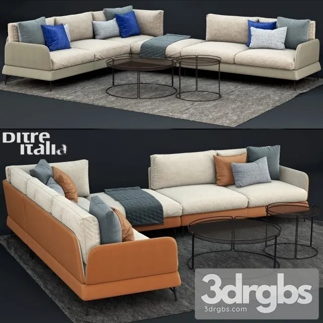 Ditre Italia Jasper Sofa 3D Model Download Ditre Italia Jasper Sofa 3D Model Download