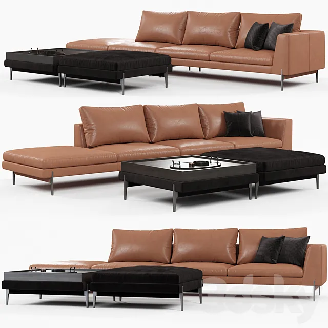 Ditre Italia KIM sofa 3D Model Ditre Italia KIM sofa 3D Model