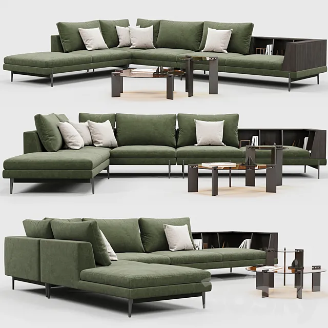 Ditre Italia KIM sofa 3D Model Ditre Italia KIM sofa 3D Model