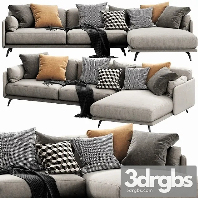 Ditre Italia Krisby Chaise Lounge 3D Model Download Ditre Italia Krisby Chaise Lounge 3D Model Download