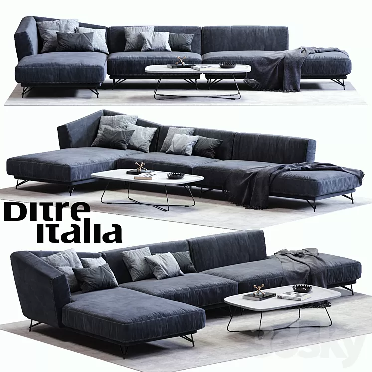 Ditre Italia LENNOX Sofa 02 3D Model Ditre Italia LENNOX Sofa 02 3D Model