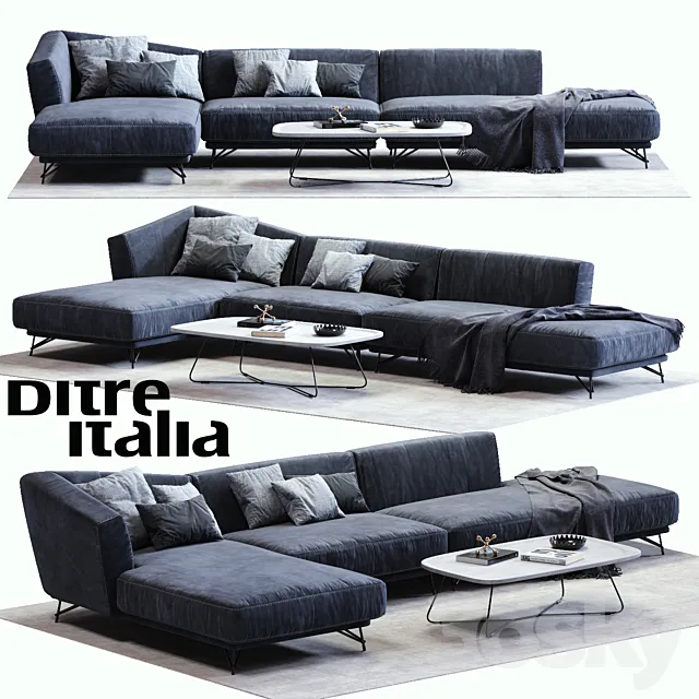 Ditre Italia LENNOX Sofa 02 3DModel Ditre Italia LENNOX Sofa 02 3DModel