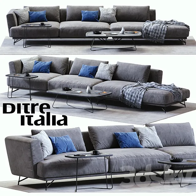 Ditre Italia LENNOX Sofa 03 3DModel Ditre Italia LENNOX Sofa 03 3DModel