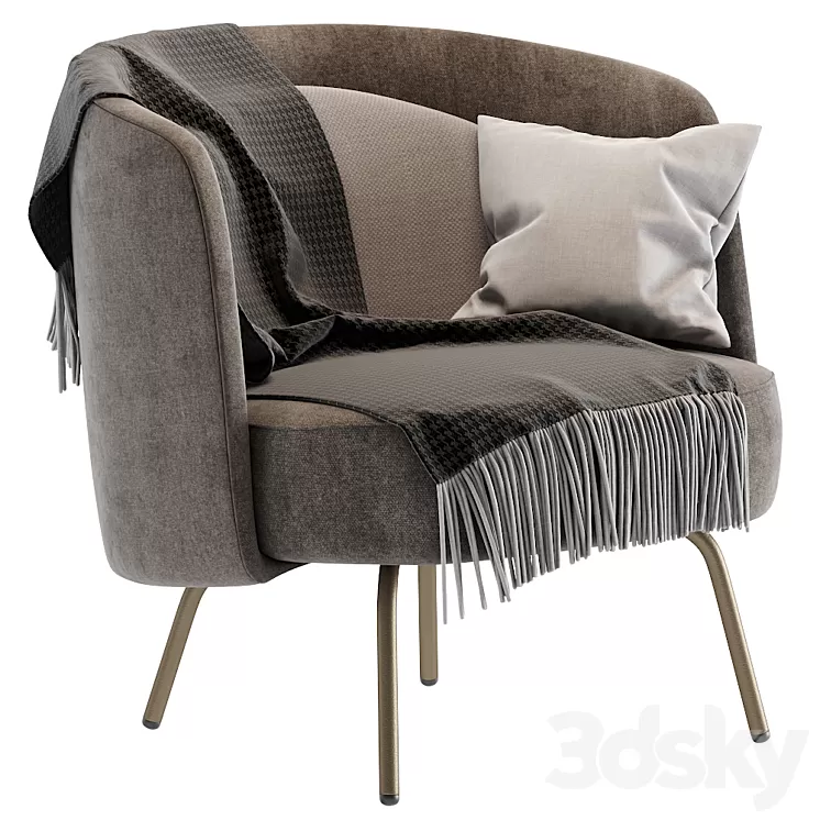 Ditre italia LUCIA armchair 3D Model