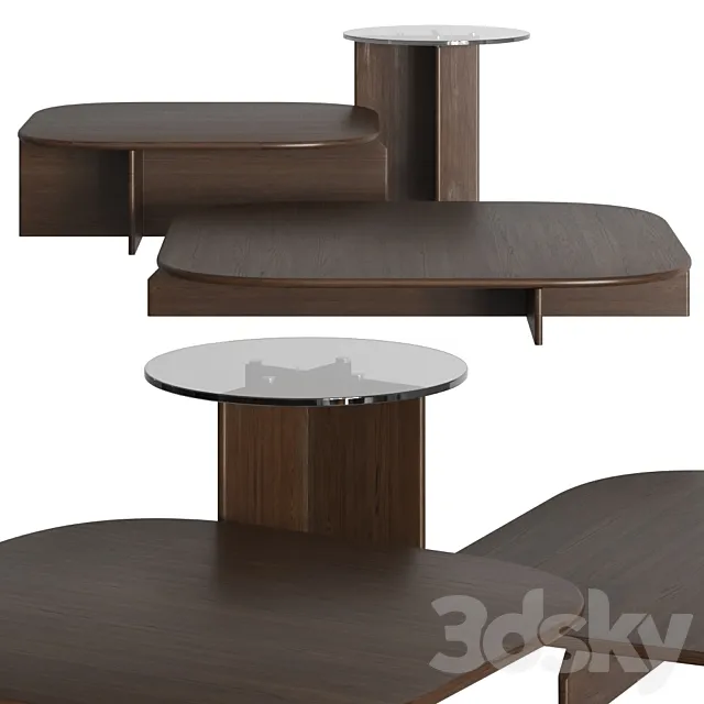 Ditre Italia Polyura Coffee Tables 3DModel Ditre Italia Polyura Coffee Tables 3DModel