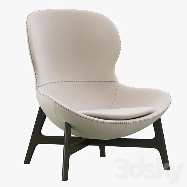 Ditre Italia Round Armchair 3D Model