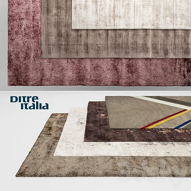 Ditre Italia Rugs 3D Model Ditre Italia Rugs 3D Model