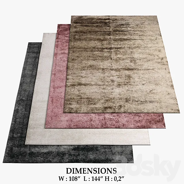 DITRE ITALIA Rugs_419 3D Model DITRE ITALIA Rugs_419 3D Model