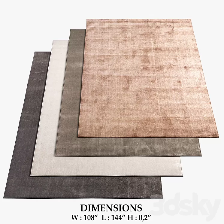 DITRE ITALIA Rugs_457 3D Model