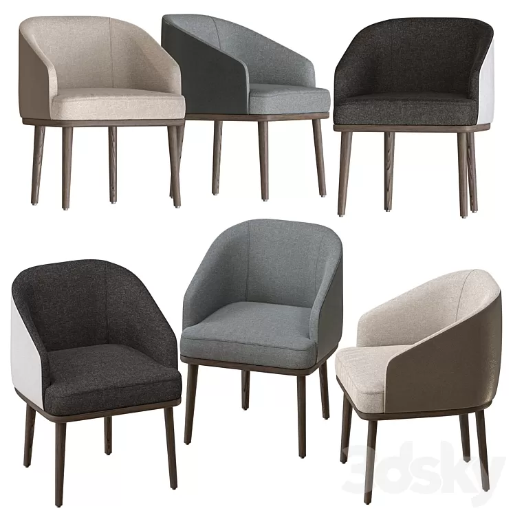 Ditre Italia Saint Tropez Armchair 3D Model Ditre Italia Saint Tropez Armchair 3D Model