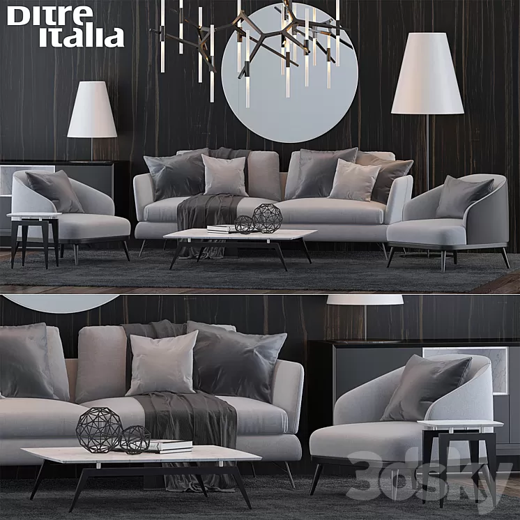 Ditre Italia Set 1 3D Model Ditre Italia Set 1 3D Model