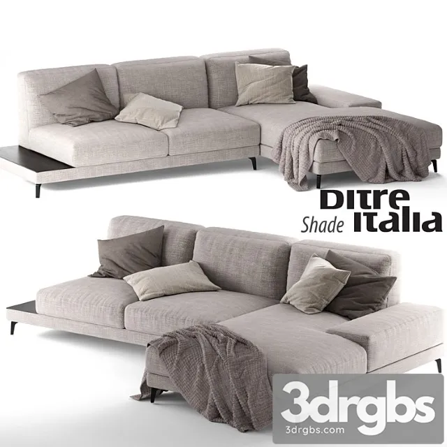 Ditre italia shade sofa 2 3D Model Download Ditre italia shade sofa 2 3D Model Download